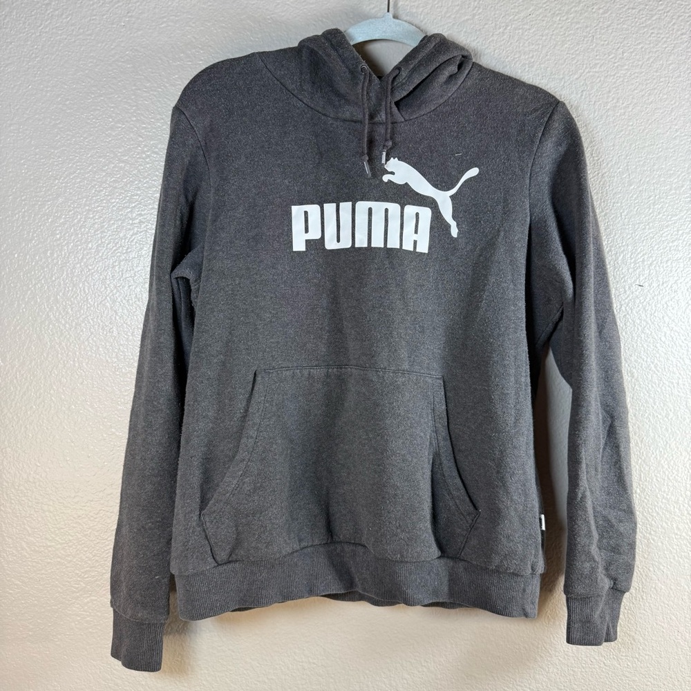 Puma Women's Charcoal Hoodie SZ:XL